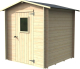 Abri de Jardin en Bois 3,9 m² ALCE Bh19 Regis 198x198 cm avec Porte avec Fenêtre