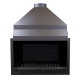 Barbacoa de Leña Interior Modelo B120 de 130 x 70 x 166 cm en Acero - FOGO SUR