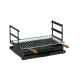 MOVELAR - Metal Rack Griller avec Grille pour Bois et Charbon G6019 60x38x31 cm