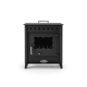 PRENSA STOVE - Estufa de Leña Mediana con Horno Modelo TIMAFAYA 1 de 12,6 kW