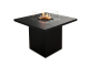 PLANIKA mesa de fuego exterior de gas Square Table 10 kW negra